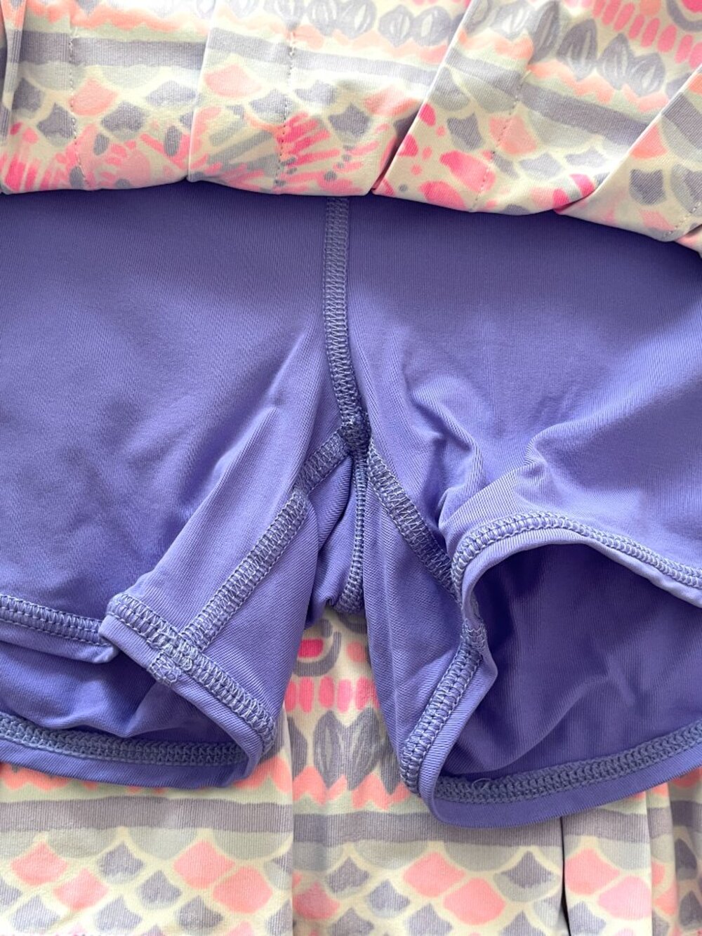 Lilly Pulitzer Luxletic Skort Annora Skirt Shorts Raz Berry Sea You Soon XS - Picture 5 of 8